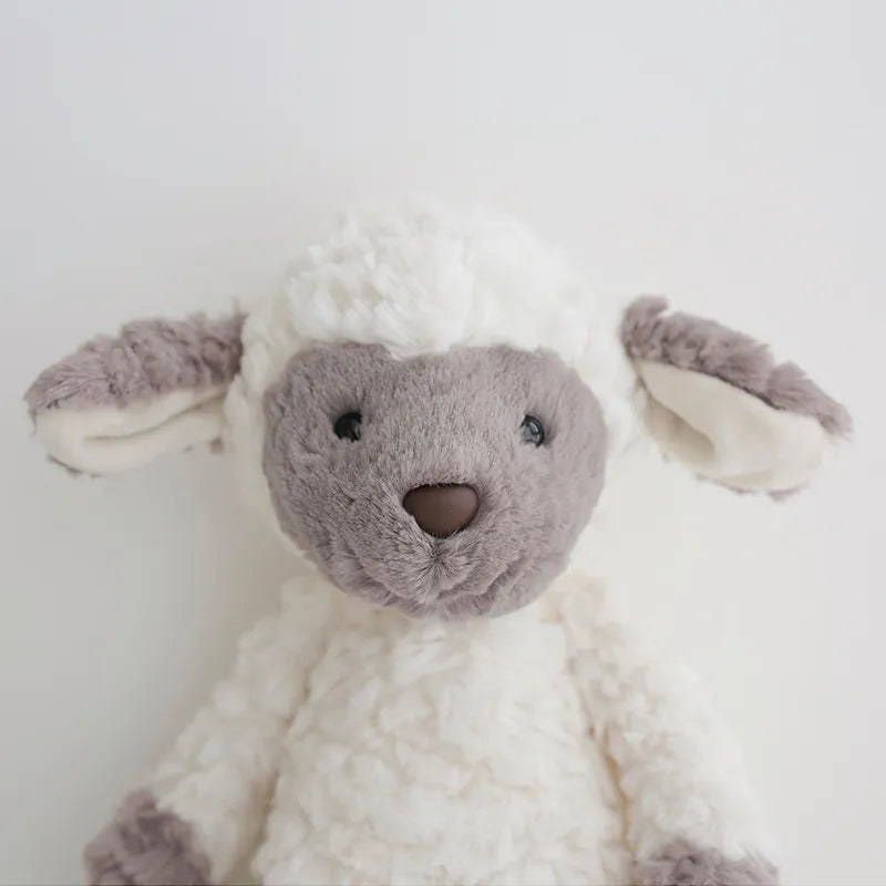 35cm Cute Stuffed Sheep Plush Soft Toys Fluffy Lamb Kids Doll Creative Gifts for Children Baby Accompany Sleeping Toy